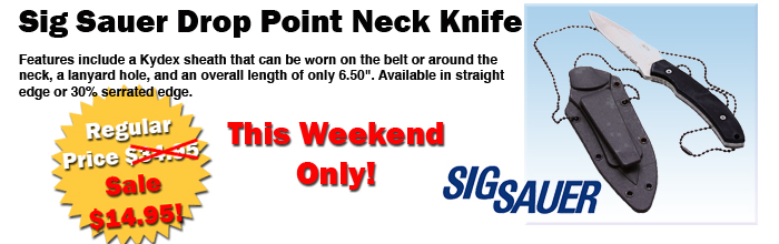 Sig Sauer Neck Knife on sale