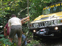 Off-Road H2 at Sayersbrook Bison Ranch, Potosi, MO.