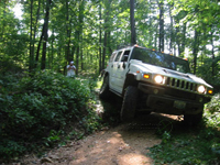 Off-Road H2 at Sayersbrook Bison Ranch, Potosi, MO.