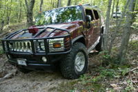 Off-Road H2 at Sayersbrook Bison Ranch, Potosi, MO.