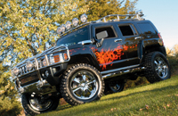 Hummer H3 SEMA Show vehicle by Realwheels