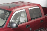 Chrome Window Vent Visors
